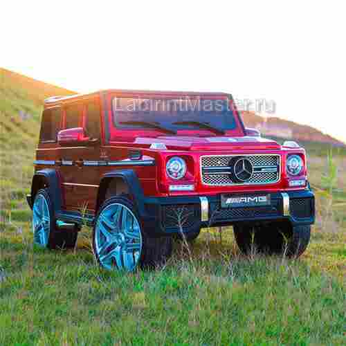 Детский электромобиль "Mercedes-Benz AMG-G 65" красный