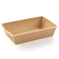 Контейнер бумажный ЛЗ 800 Kraft 200x120x55 мм 800 мл 1/300