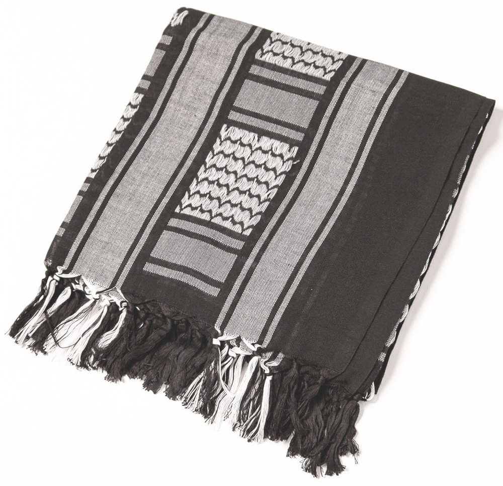 Арафатка Skully MZ-552 a17 (серый) 110х110см