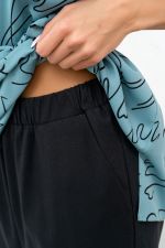 Костюм брючный (полынь/черный) К11-79/5 Nikol