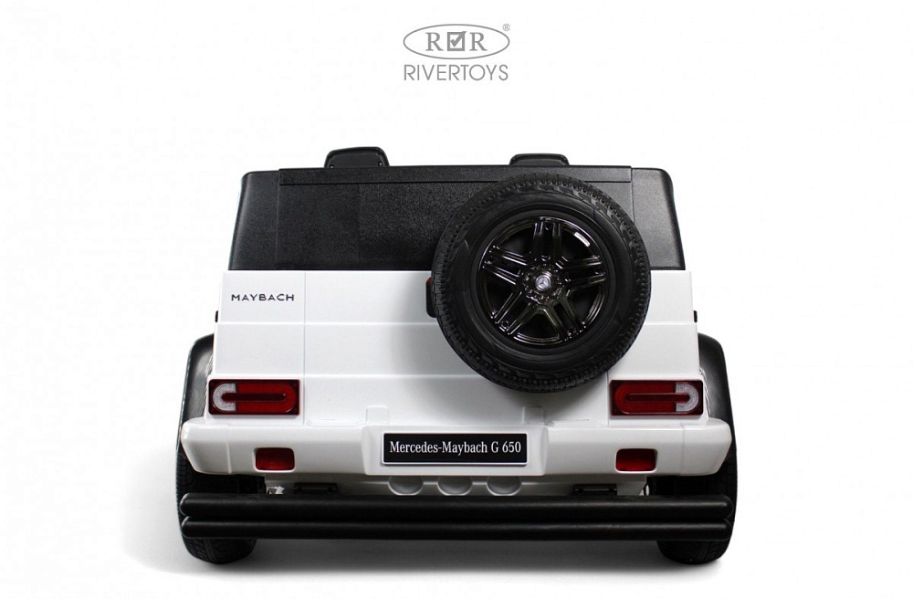 Детский электромобиль RiverToys Mercedes-Maybach G650 Landaulet M999MM WHITE/белый