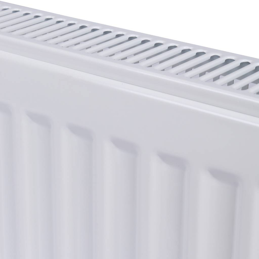 Радиатор панельный профильный ROMMER Ventil тип 11 - 300x1300 мм (подключение нижнее, цвет белый)