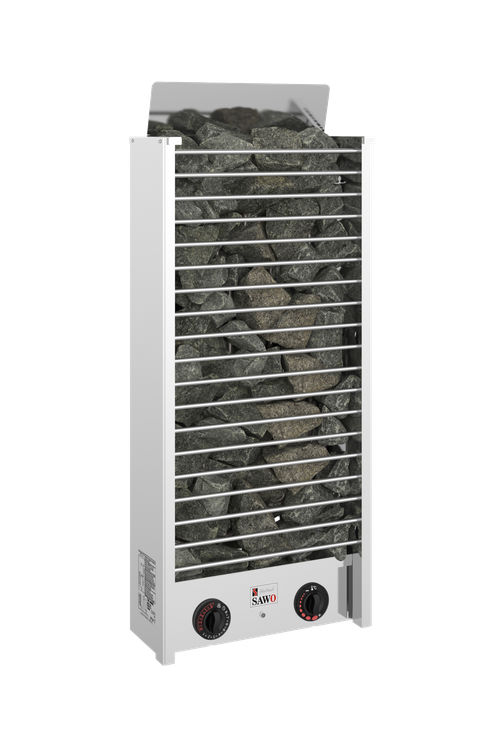 SAWO Электрическая печь MINI CIRRUS ROCK 2, со встроенным блоком управления, 6 кВт, CRR2-60NB-P