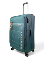 Большой чемодан Mironpan 50129, Бирюзовый, L