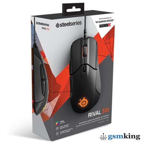 SteelSeries Rival 310 Mouse Black (Чёрный)