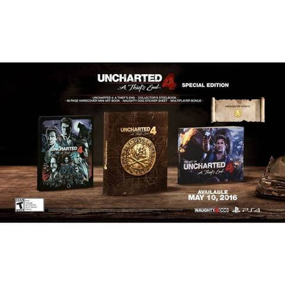Uncharted 4 Limited Edition (PS4) Б/У