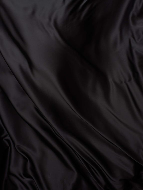 Шелк искусственный стрейч, арт. 2207, Китай, черный