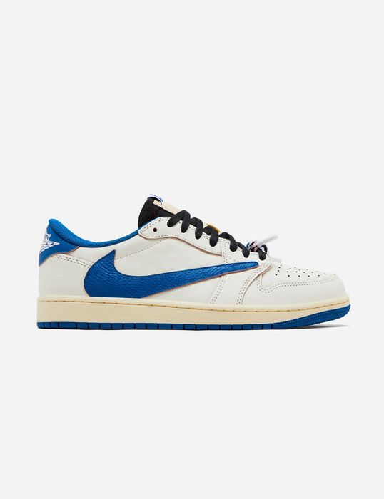 Travis Scott x Jordan 1 Low Fragment Military Blue