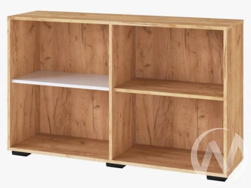 Тумба МС Квартет-13 (дуб крафт золотой/белый)