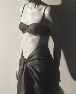 ZARA HOME КОРОТКОЕ ЛЬНЯНОЕ ПАРЕО, СЕРЫЙ