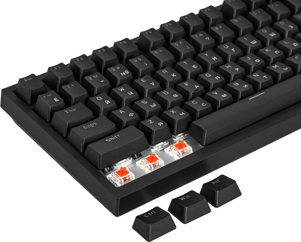 Клавиатура Ajazz AK820 Red Switch (AK820/Red/Black) черный
