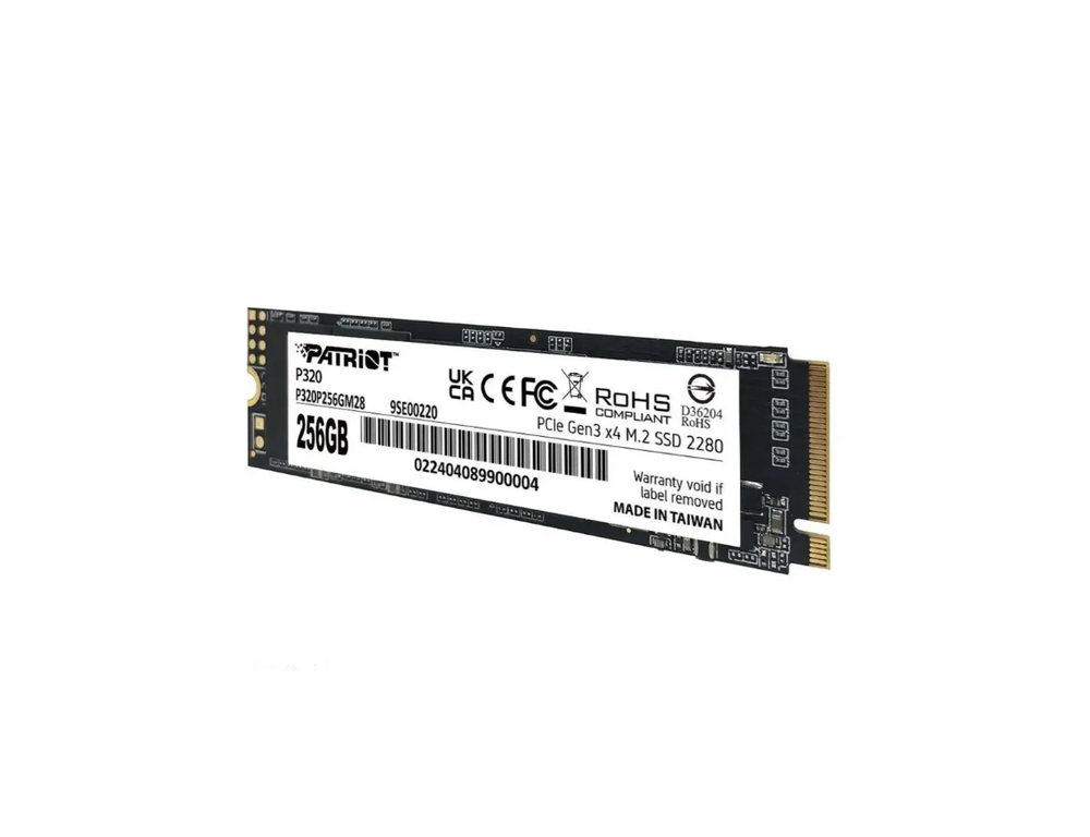 Накопитель SSD PATRIOT M.2 2280 P320P256GM28, 256GB