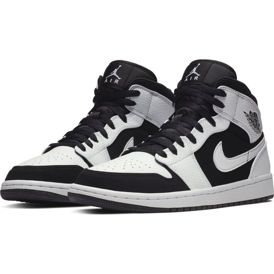 Кроссовки Nike Air Jordan 1 Mid Black/White