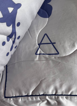 Одеяло-комфортер из сатина высокой плотности