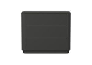 Комод Tammi 3 ящика ширина 90 см (черный)
