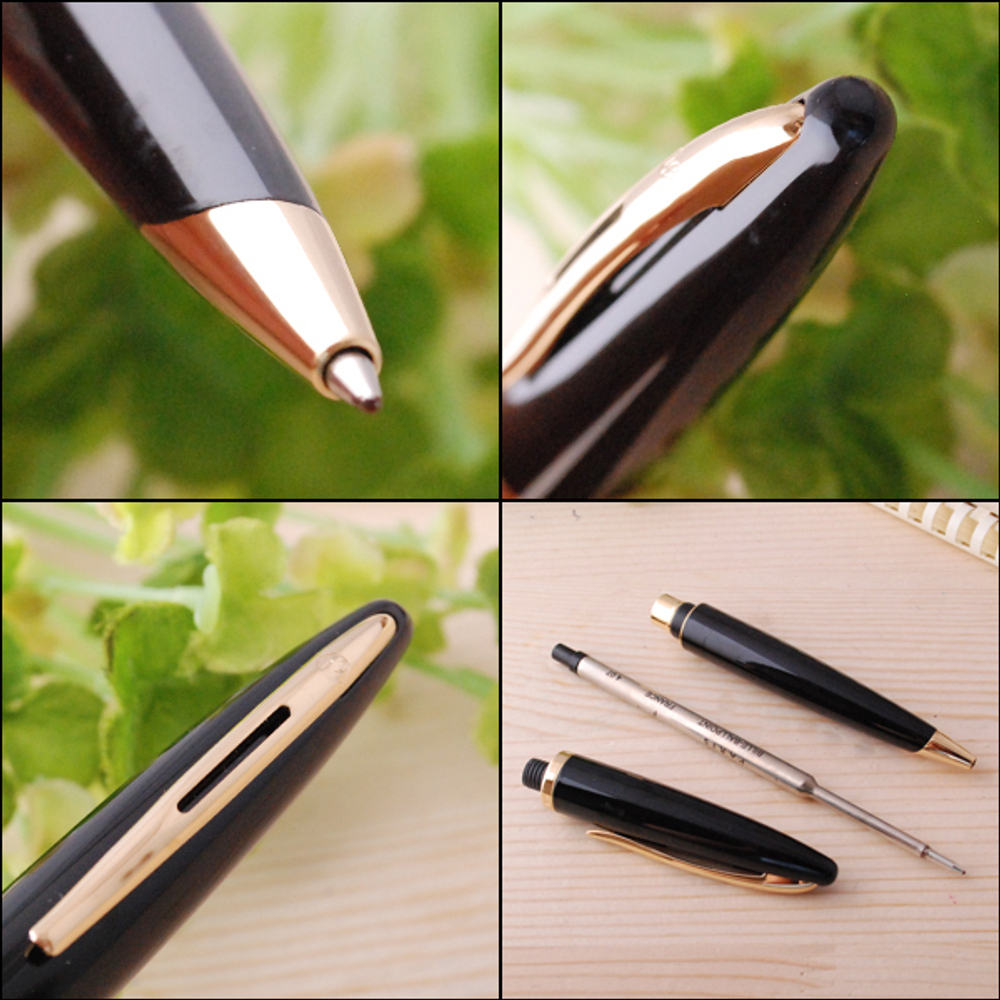 Шариковая ручка Waterman Carene, цвет: Black GT, стержень: Mblue