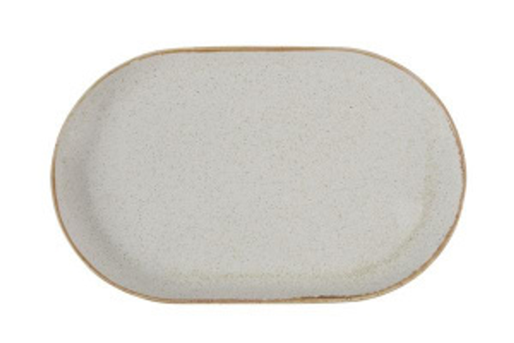 Блюдо овальное 32х20 см фарфор Porland BEIGE