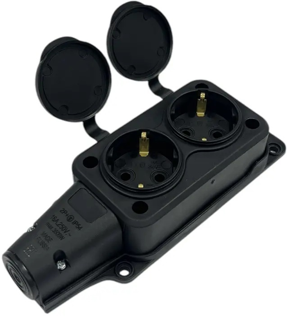 Удлинитель силовой iTOK i-CONNECT-COLOR-SUR-KG-325-2-54-30-BLACK