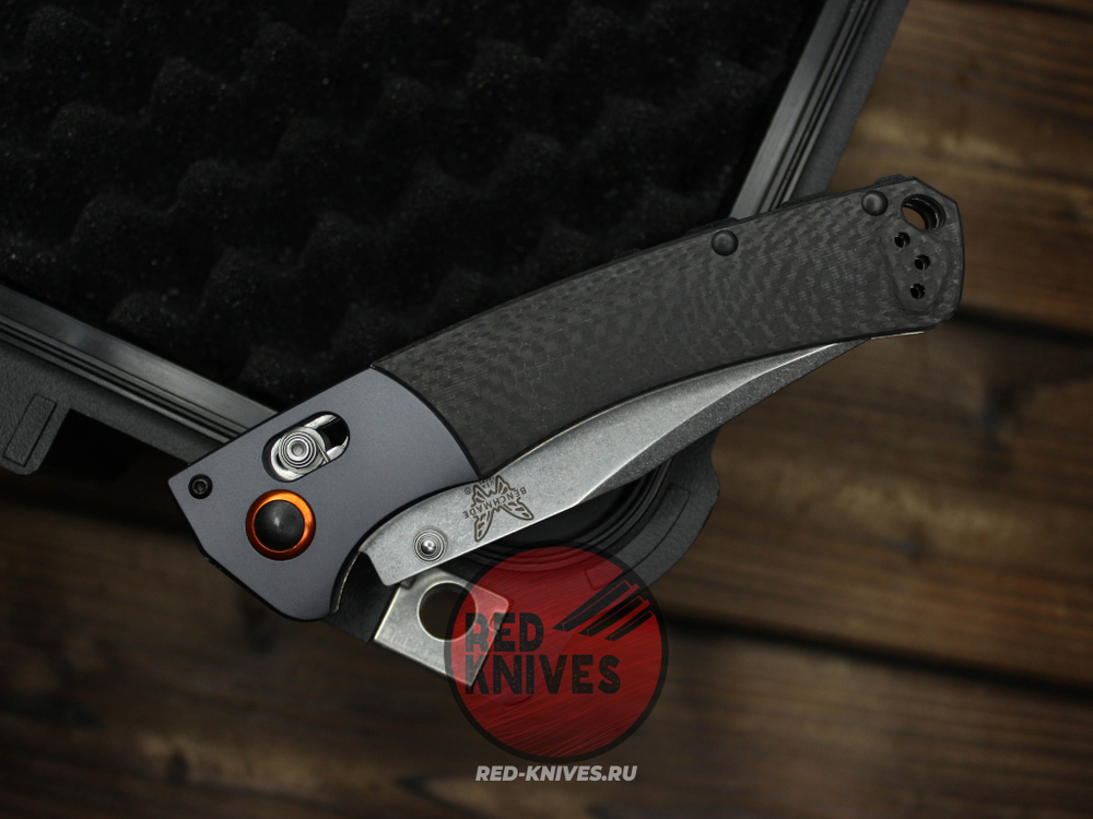 Нож Benchmade Crooked River Carbon A+++ GRAY
