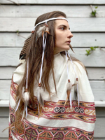 Повязка на голову с перьями