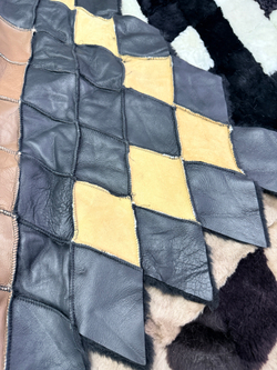 Покрывало меховое ковер из шкуры овчины