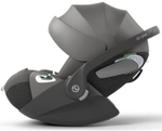 Коляска Cybex Coya Matt Black Frame Cloud T i-Size Mirage Grey Plus Leaf Green с дождевиком и бампером