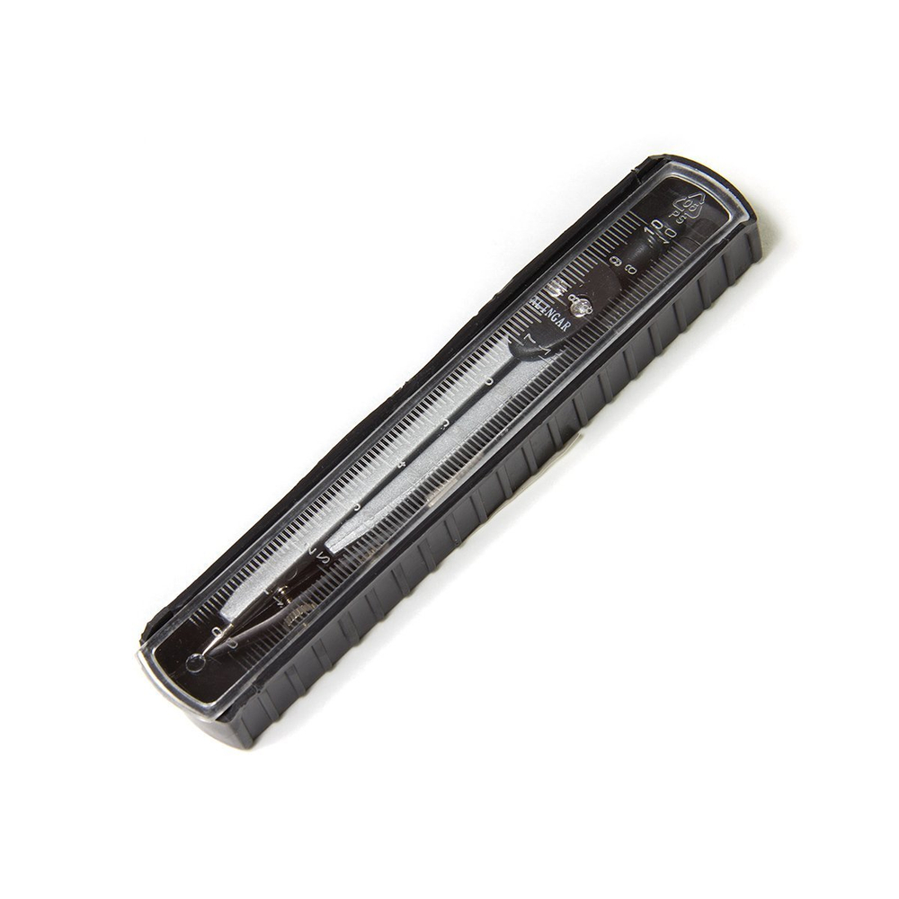 Готовальня Alingar, 3 предмета, металлический циркуль 105 мм, линейка, грифель, пластиковый футляр