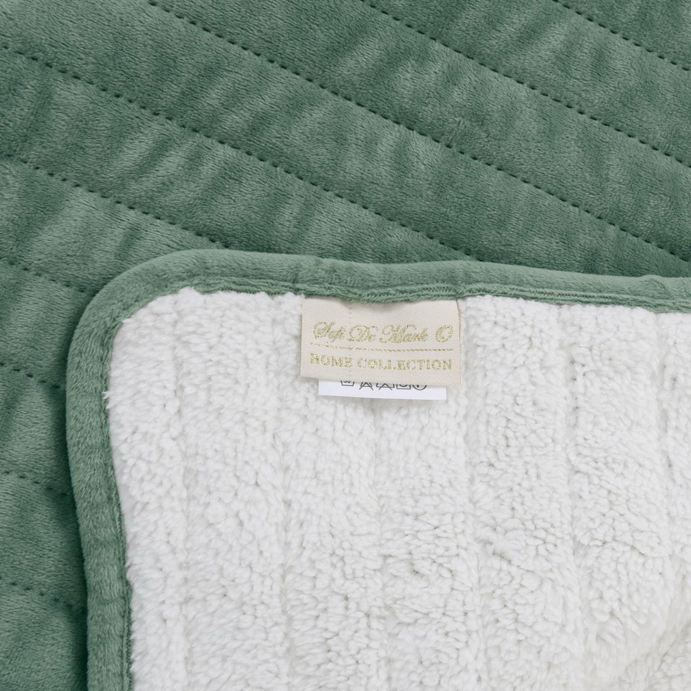 Плед 220х240 Sofi De MarkO Либерти зеленый