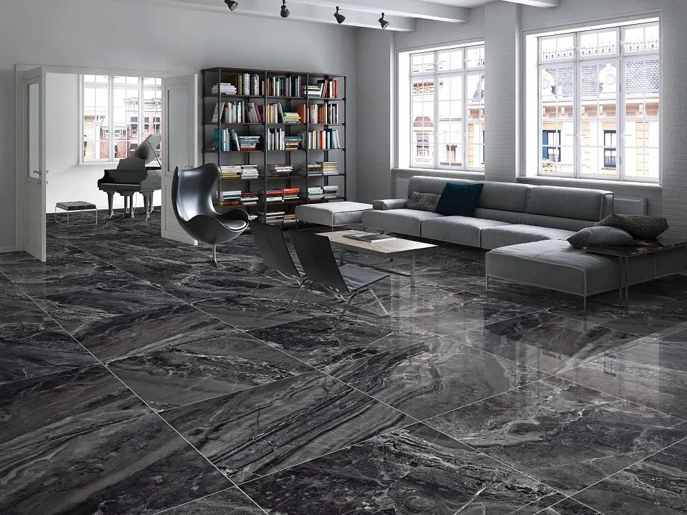 Керамогранит Primavera Titan Black Polished 60x60 см (PR115)