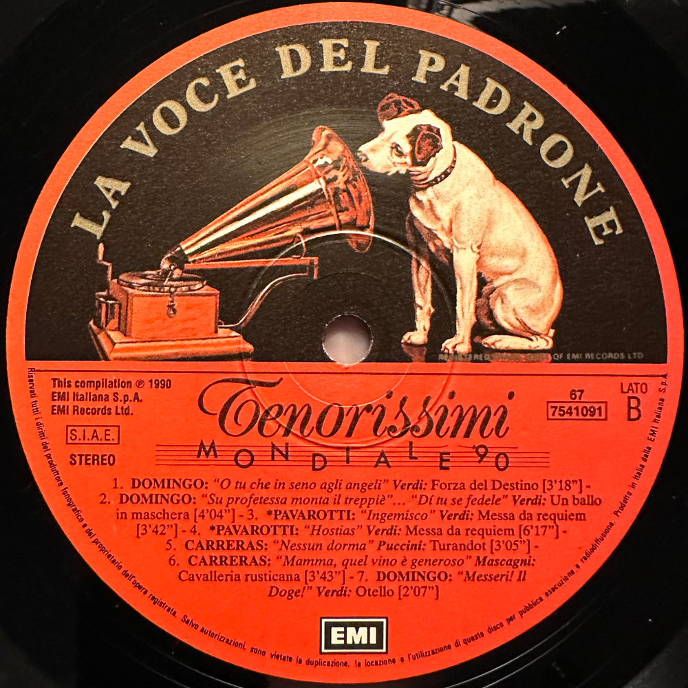 Каррерас , Паваротти , Доминго – Теноры (Италия 1990г.)