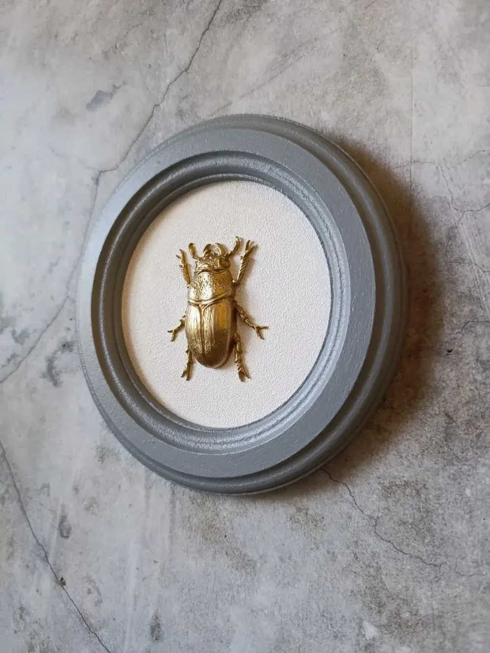 Панно 18 см. насекомые на стену для интерьера Жук