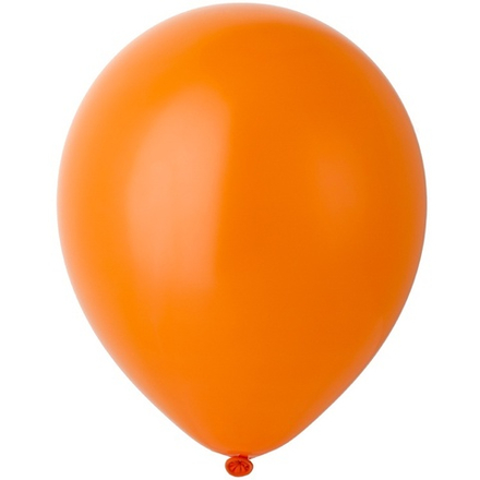 Воздушные шары Весёлая Затея, пастель оранжевый, 50 шт. размер 12" #1102-1357