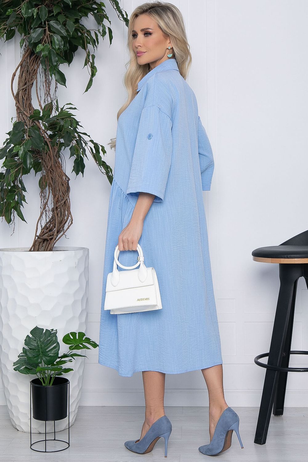 Платье Индира (голубое ХИТ) П10542 LT Collection