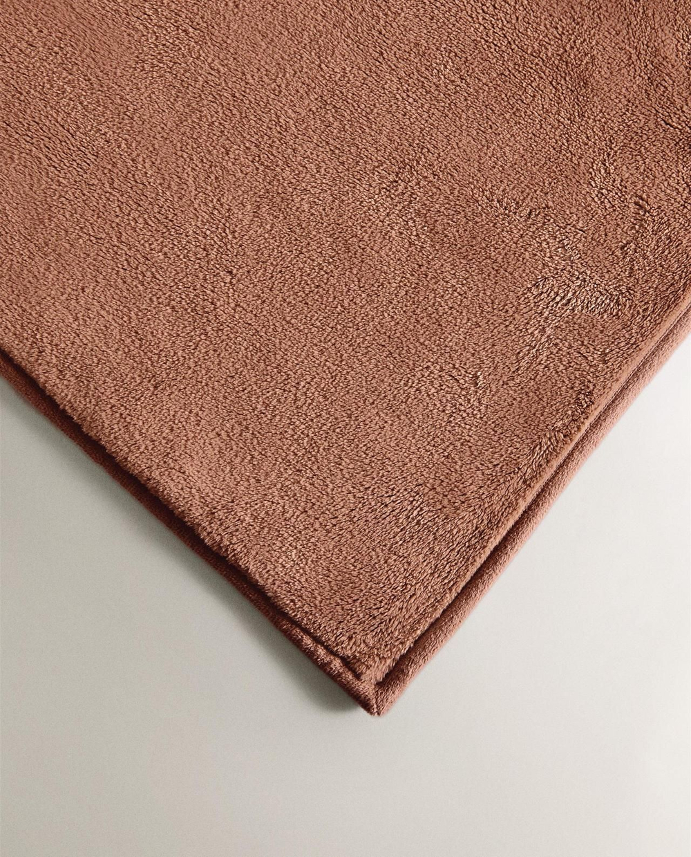 Zara Home - Флисовый плед, розовый, 240x260 см