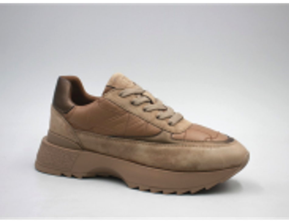 QS598-G204-3 beige -24Z Женские сникерсы деми