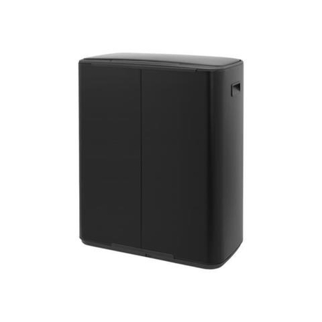 Мусорный бак Bo Pedal Bin 2x30л Brabantia Черный матовый