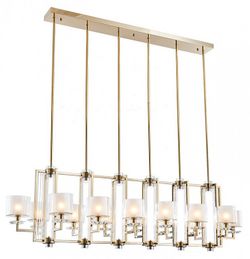 Люстра на штанге Newport 4400 4408+6/S gold