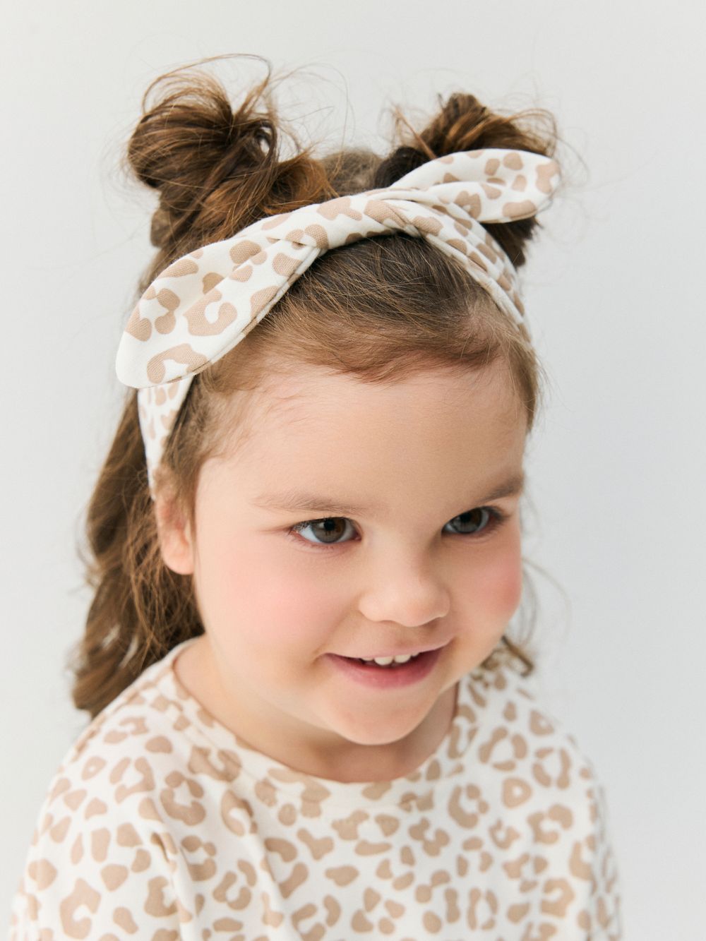 Повязка-солоха "Бежевый леопард" 0+