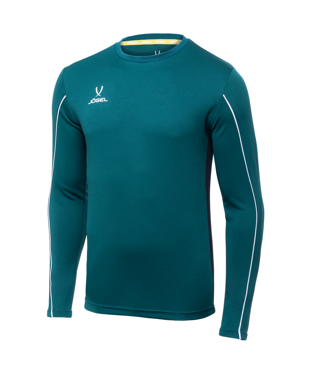 Футболка вратарская CAMP GK Padded LS, зеленый/черный/белый