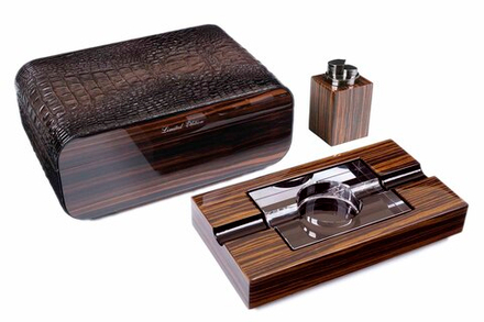 Настольный набор сигарных аксессуаров Gentili SET-SV40-Black