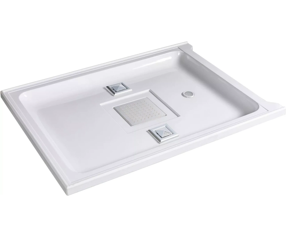 Душевая кабина WeltWasser (ВельтВассер) Laine 1214, с низким поддоном, с электрикой и ГМ, 120x90x217