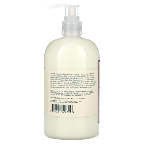 Stonewall Kitchen, лосьон для рук, лаванда и мята, 500 мл (16,9 жидк. унции)