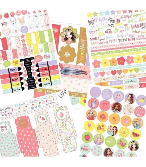 TOPModel DIY Paper Fun Book FLOWER BERRY