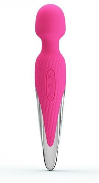 Розовый вибратор-жезл с функцией нагрева Antony (Цвет: розовый)