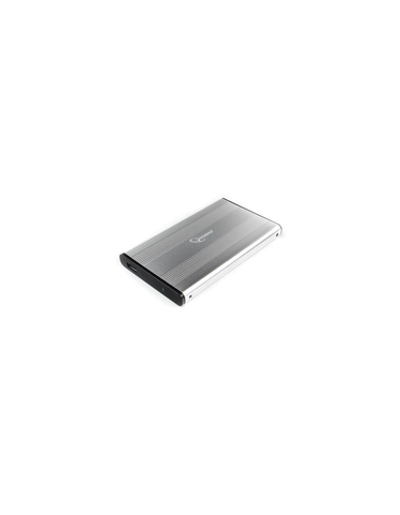 Gembird EE2-U3S-5-S Внешний корпус 2.5" серебро, USB 3.0, SATA, до 2 Тб, металл