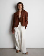 Джинсы молочный