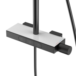 Душевая система Black&White Universe черная матовая (UK5010В)