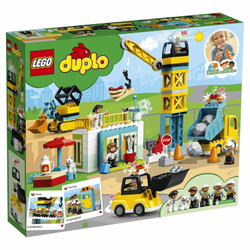 LEGO Duplo: Башенный кран на стройке 10933 — Tower Crane & Construction — Лего Дупло