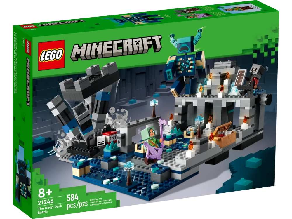 Конструктор LEGO Minecraft 21246 Глубокая Темная битва