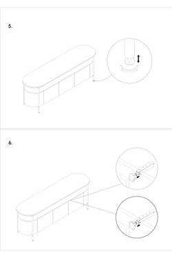 Тумба под телевизор 171x44.5x60см Garda Decor с дверцами светло-бежевая